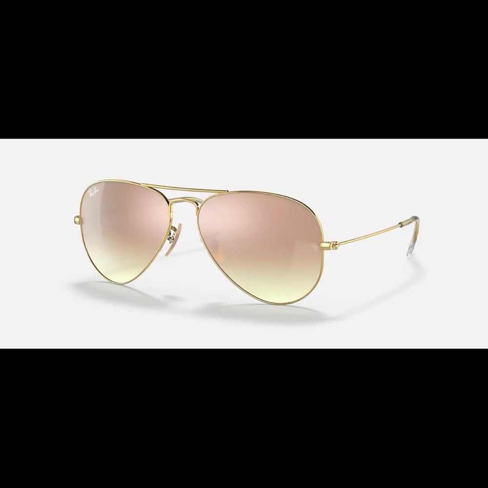 RayBan 3025 flash lens aviator